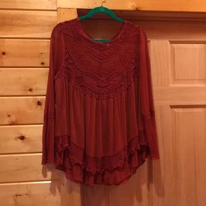 Burnt Orange Altard State Top